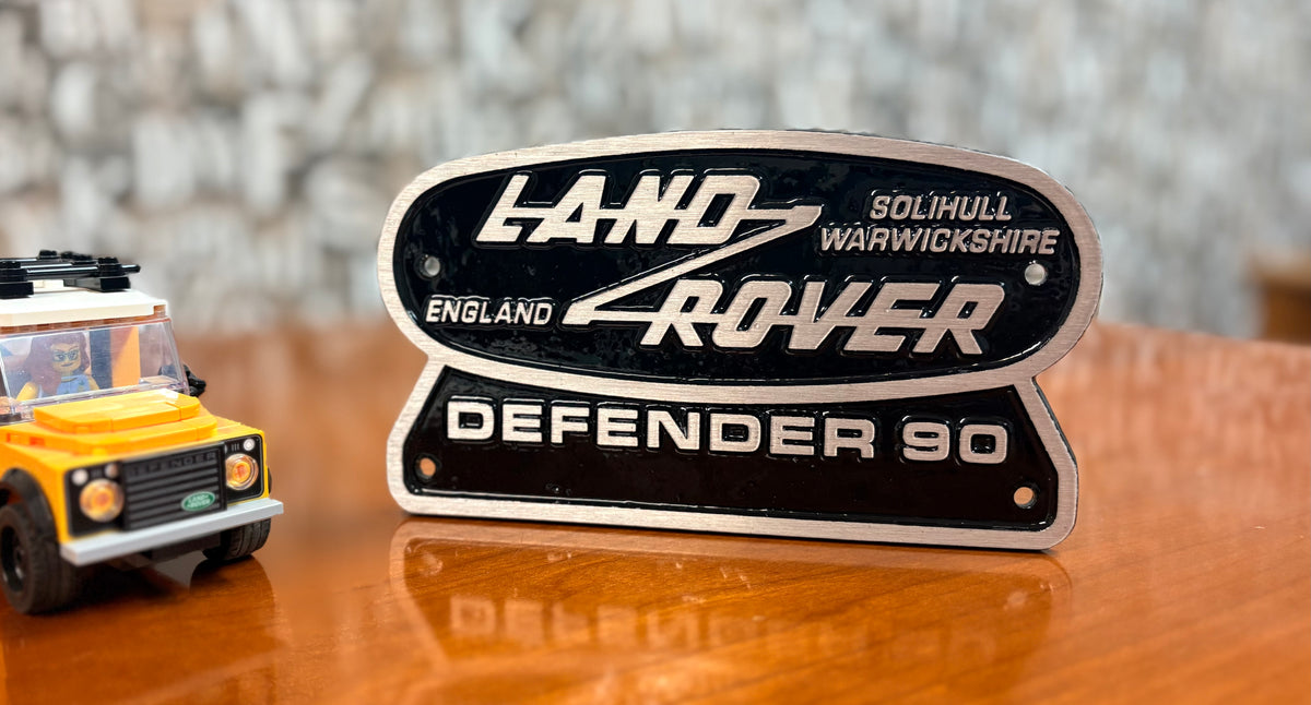 Cast Aluminium Defender 90 plate (FN3)