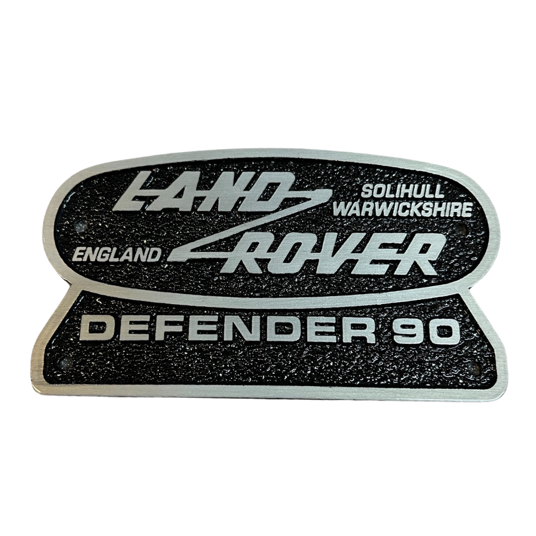 Cast Aluminium Defender 90 plate (FN3)