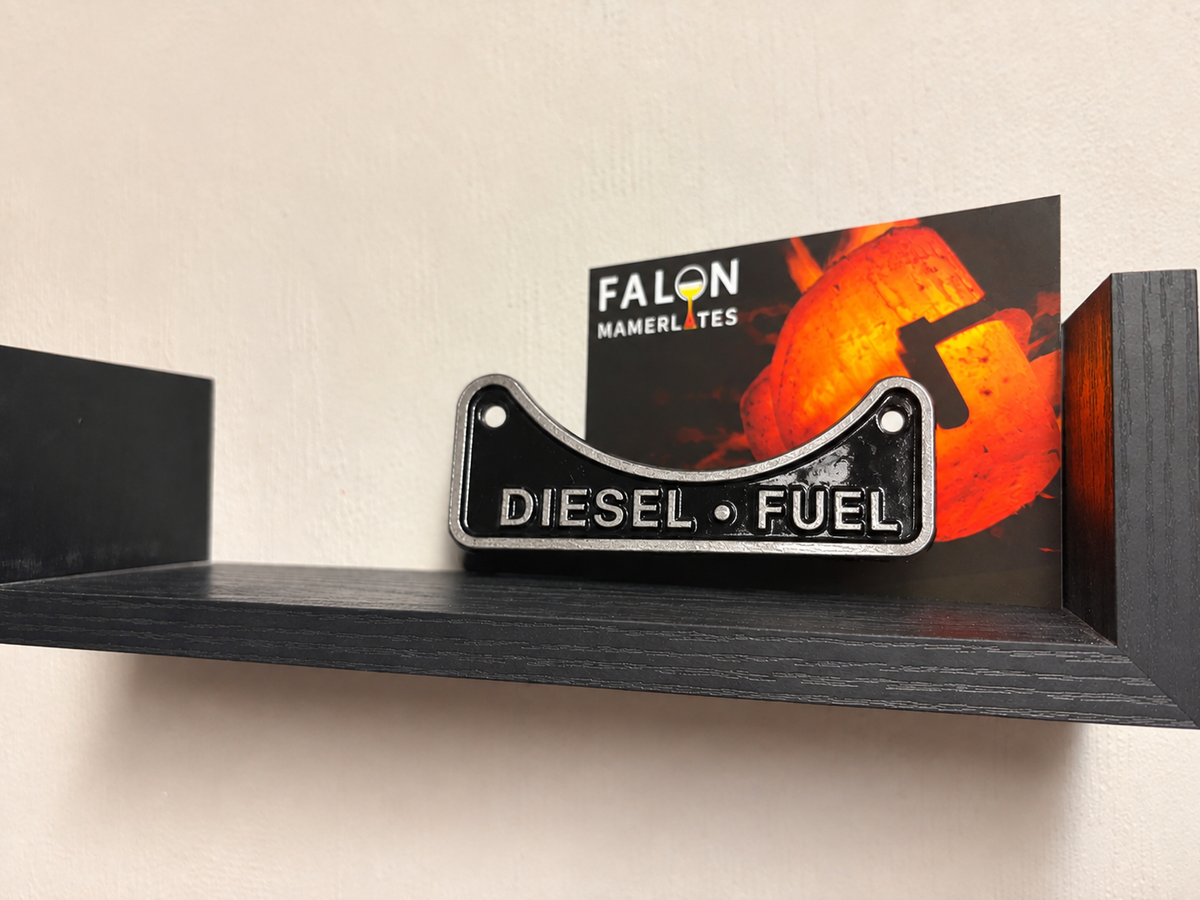 Cast Aluminium Diesel Fuel Plate (FN13)