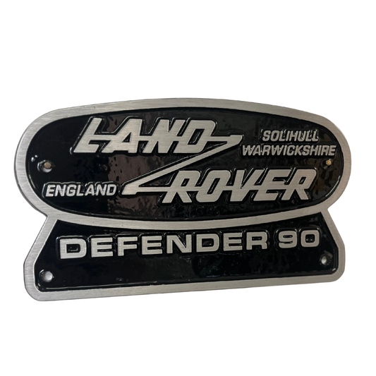 Cast Aluminium Defender 90 plate (FN3)