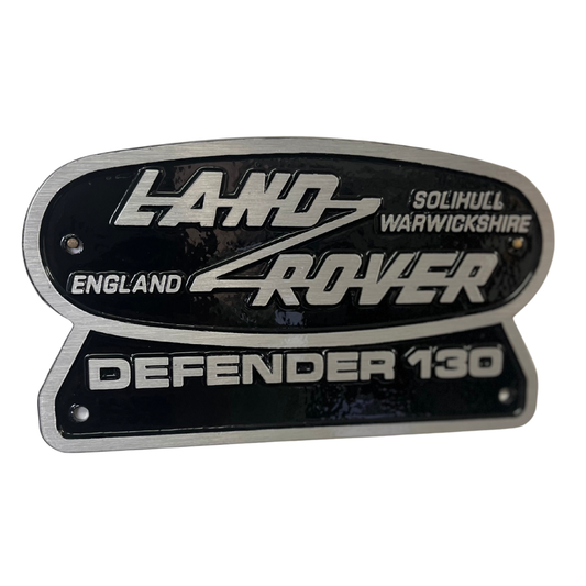Cast aluminium Defender 130 plate (FN5)