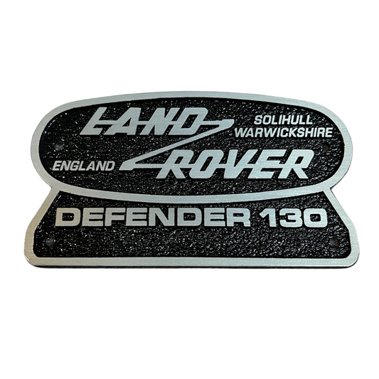 Cast aluminium Defender 130 plate (FN5)