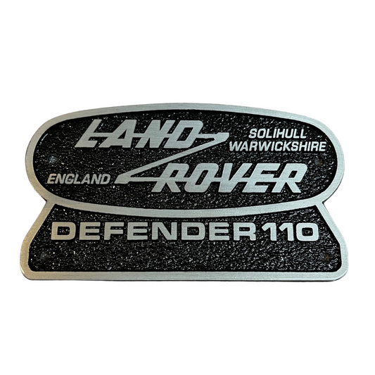 Cast Aluminium Defender 110 plate (FN4)