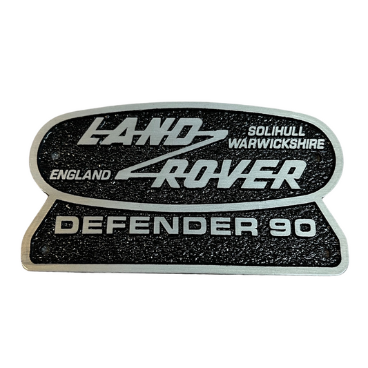 Cast Aluminium Defender 90 plate (FN3)