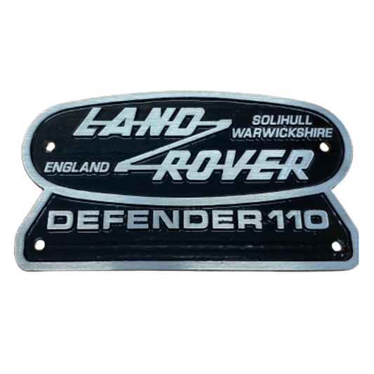 Cast Aluminium Defender 110 plate (FN4)