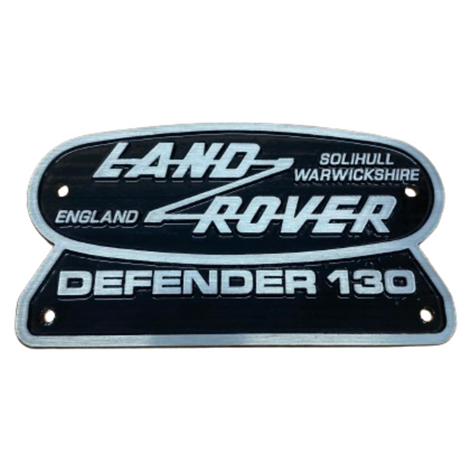 Cast aluminium Defender 130 plate (FN5)