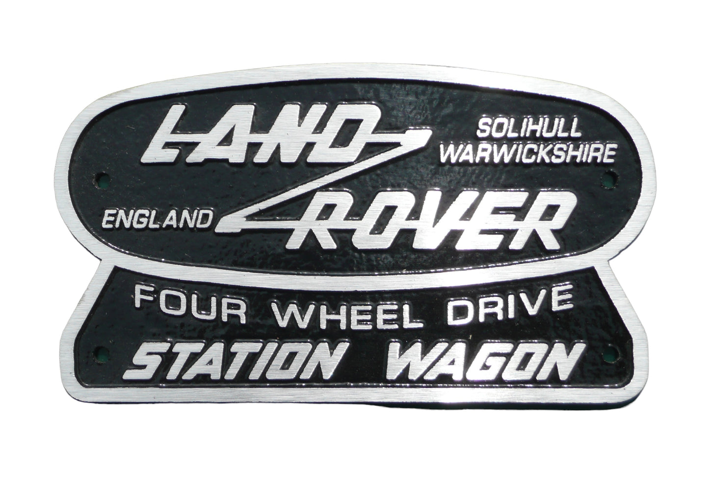 Cast Aluminium Four Wheel Drive Station Wagon Badge (FN2)