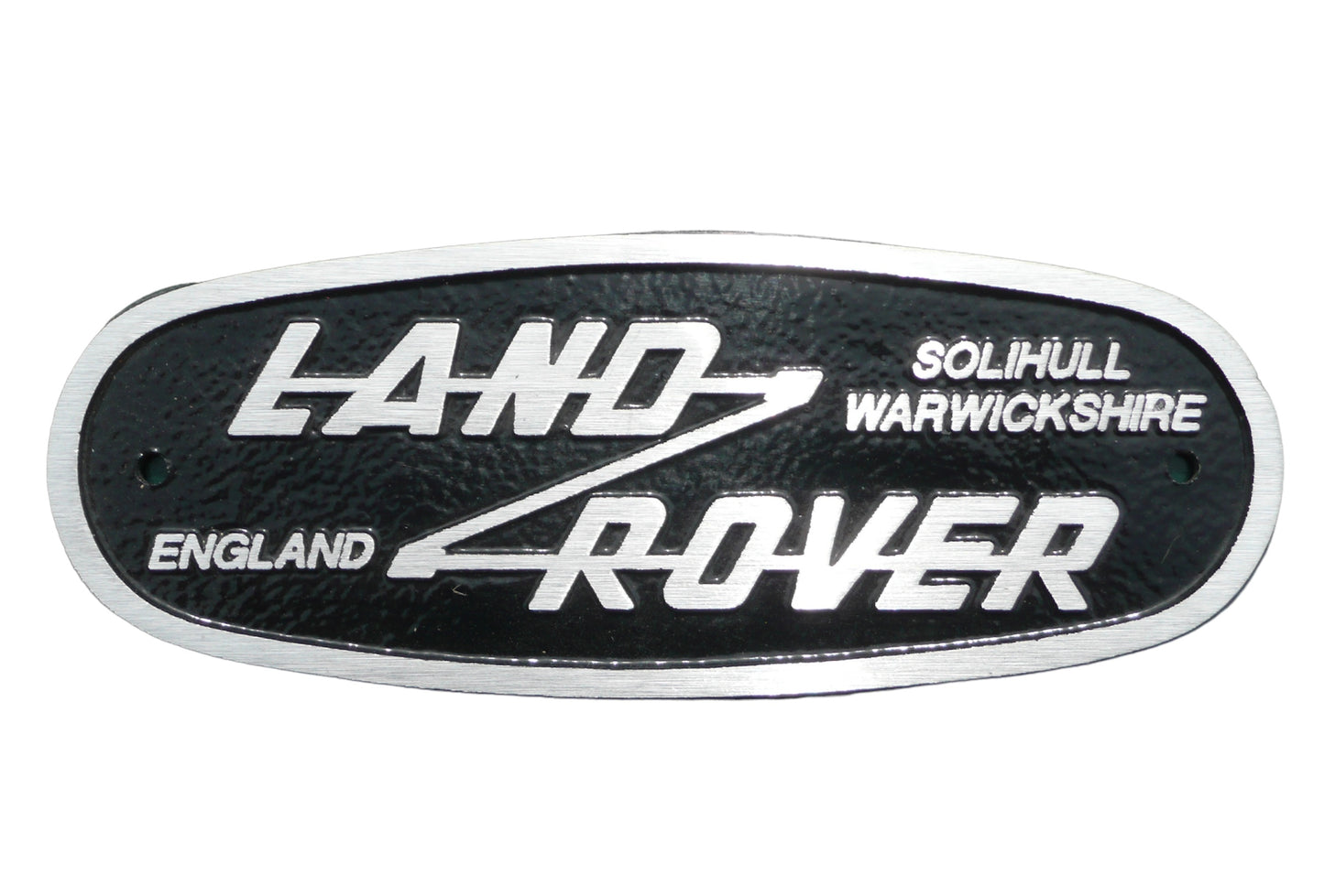 Cast aluminium Land Rover Solihull Oval plaque (FN1)